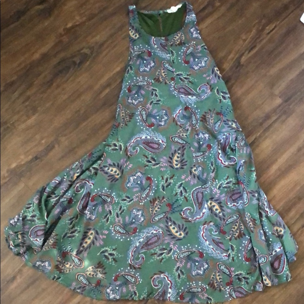 Paisley Print Dress